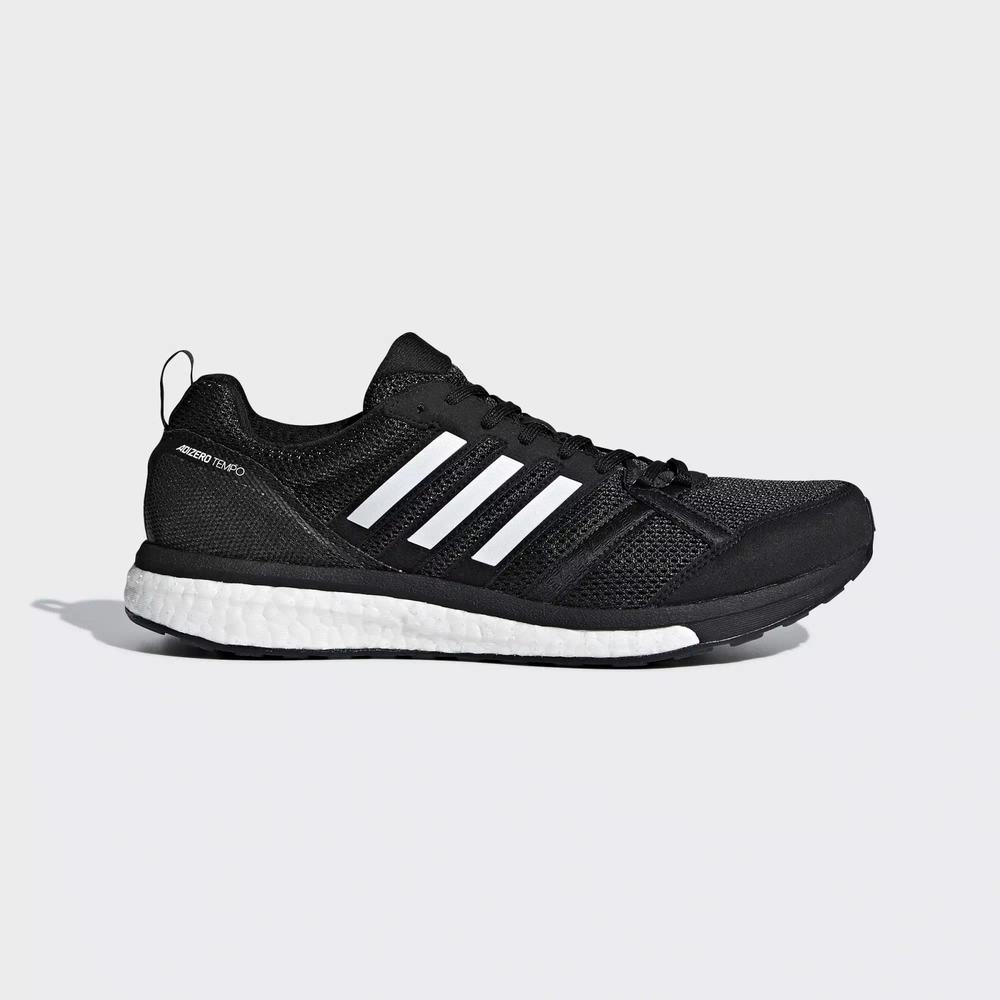 Adidas Adizero Tempo 9 Tenis Para Correr Negros Para Hombre (MX-86520)